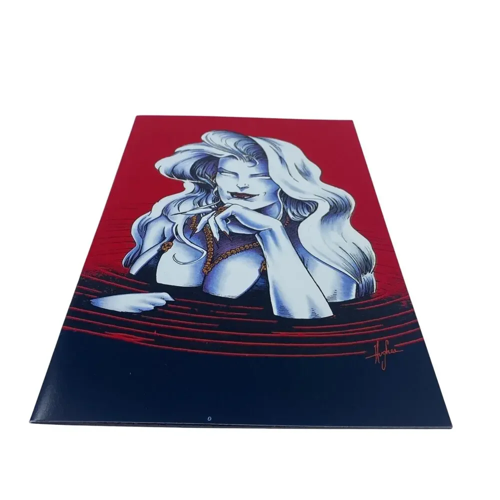 Lady Death Swimsuit Special #1 Premium Red Velvet DF Signed COA Chaos